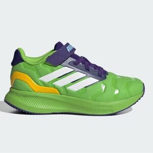 adidas Kids Sneakers in Green, Yellow, and Purple